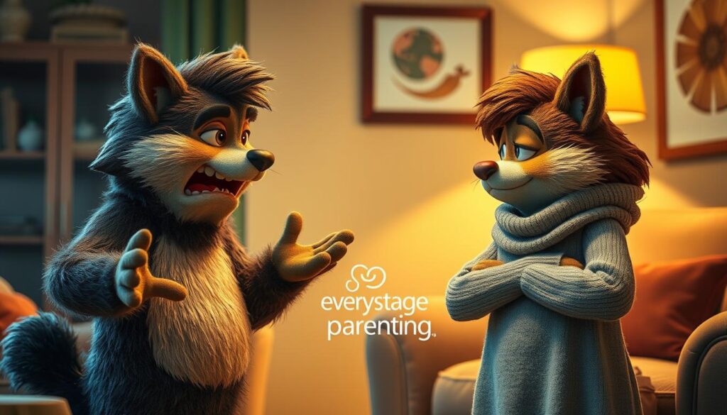 furry parent fighting meme