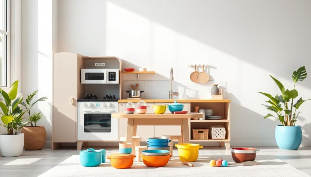 modern play kitchen